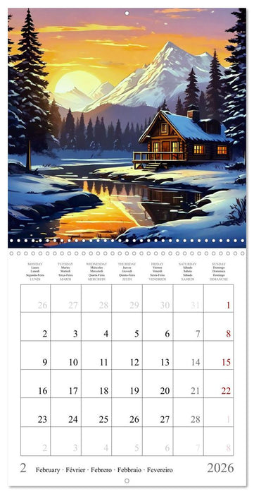 Magic Forest - Vacation (CALVENDO Monthly Calendar 2026)