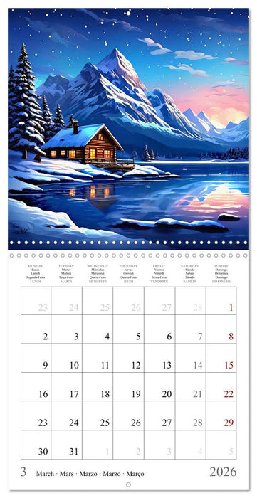 Magic Forest - Vacation (CALVENDO Monthly Calendar 2026)