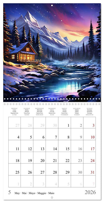 Magic Forest - Vacation (CALVENDO Monthly Calendar 2026)