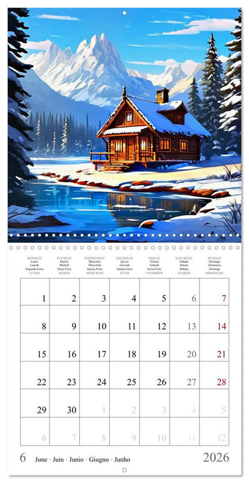 Magic Forest - Vacation (CALVENDO Monthly Calendar 2026)