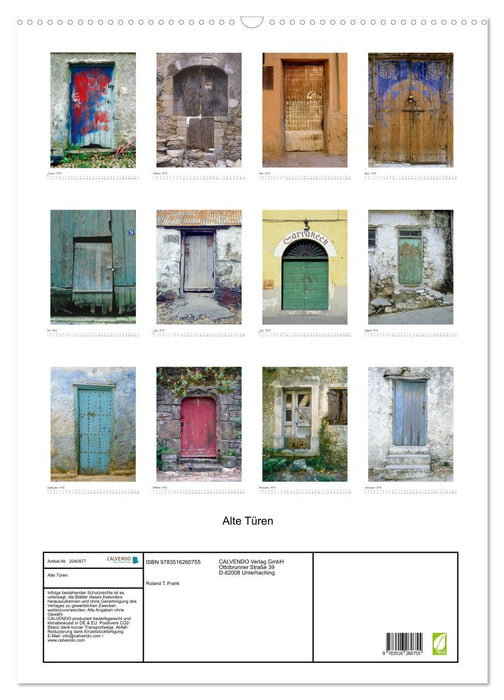 Alte Türen (CALVENDO Wandkalender 2026)