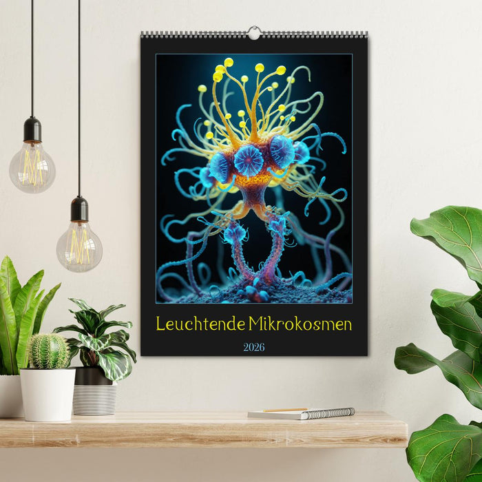 Leuchtende Mikrokosmen (CALVENDO Wandkalender 2026)