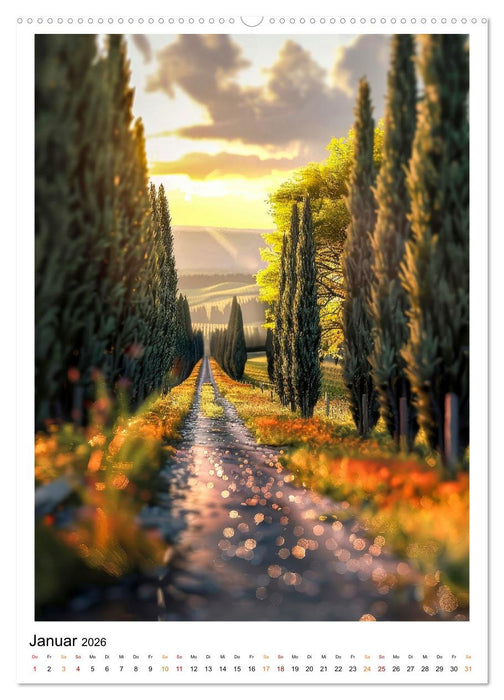 Toskana meine Liebe (CALVENDO Wandkalender 2026)