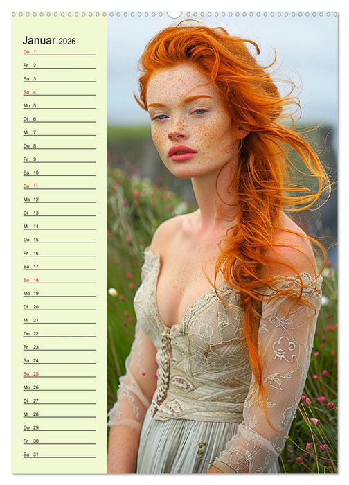 Rote Schönheiten. Natürliche Eleganz und wilde Anmut (CALVENDO Premium Wandkalender 2026)