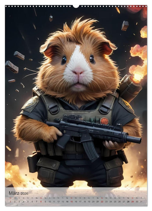 Action Pack - Ein tierisch niedliches Spezialkommando (CALVENDO Wandkalender 2026)