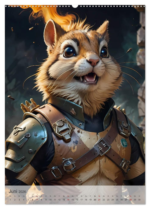 Action Pack - Ein tierisch niedliches Spezialkommando (CALVENDO Wandkalender 2026)