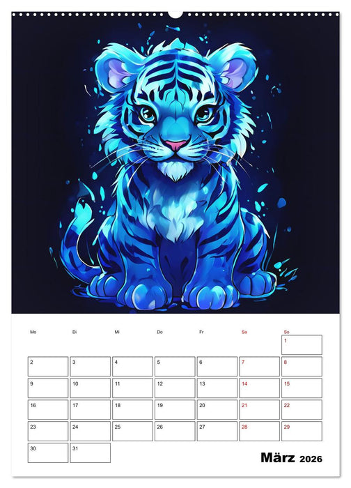 Tierisches Horoskop (CALVENDO Wandkalender 2026)