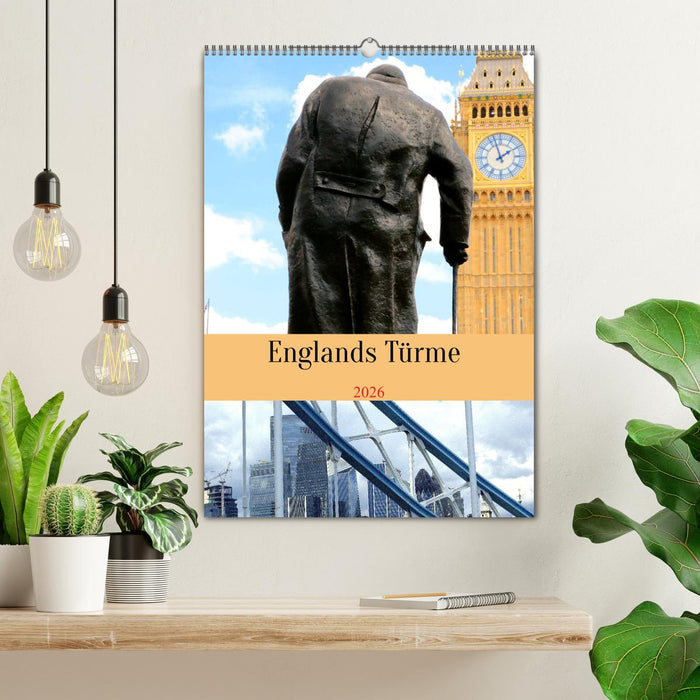 Englands Türme (CALVENDO Wandkalender 2026)