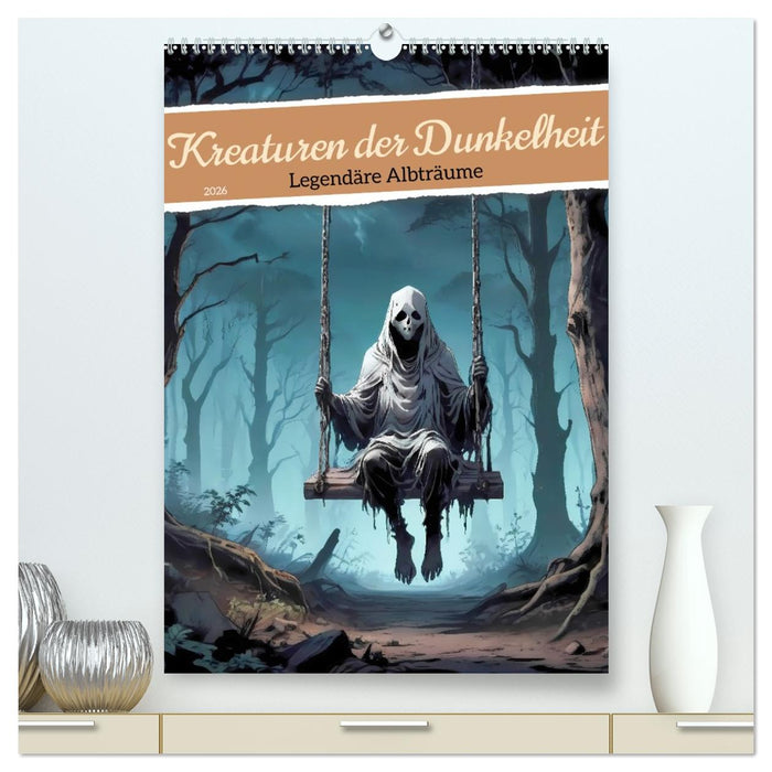 Kreaturen der Dunkelheit - Legendäre Albträume (CALVENDO Premium Wandkalender 2026)