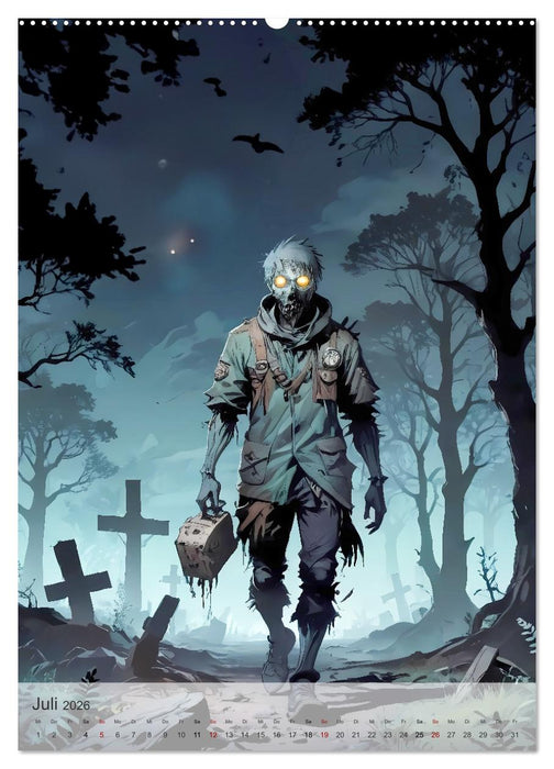 Kreaturen der Dunkelheit - Legendäre Albträume (CALVENDO Premium Wandkalender 2026)