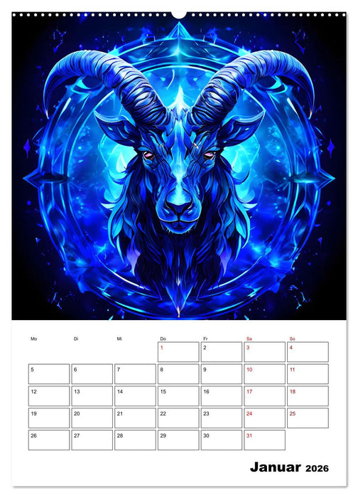 Die Konstellationen der Sterne (CALVENDO Wandkalender 2026)