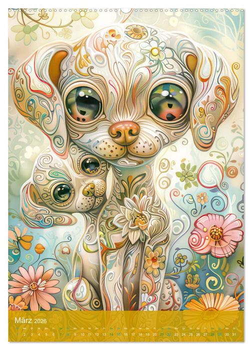 Humorvolle niedliche Tiercharaktere (CALVENDO Wandkalender 2026)