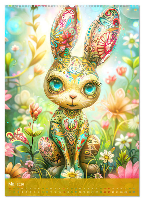 Humorvolle niedliche Tiercharaktere (CALVENDO Wandkalender 2026)