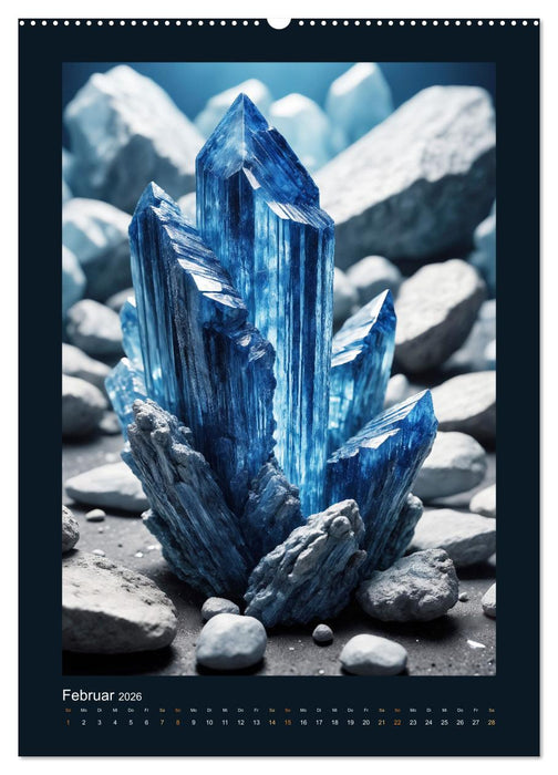 Fantastische Mineralien - Geheimnisvolle Schätze (CALVENDO Wandkalender 2026)