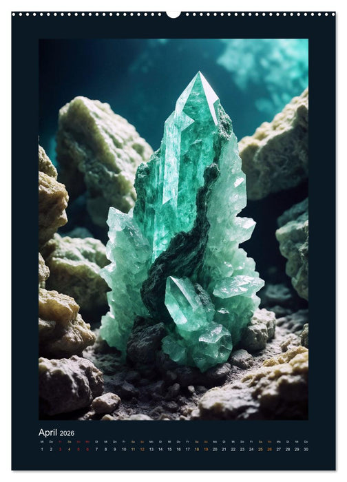 Fantastische Mineralien - Geheimnisvolle Schätze (CALVENDO Wandkalender 2026)