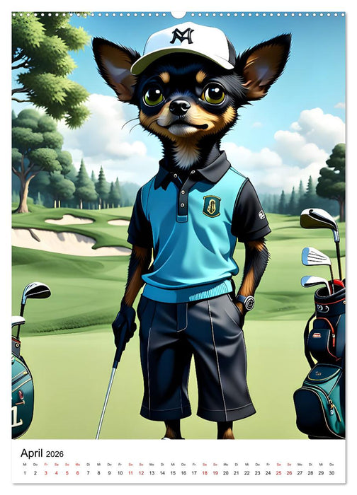 Chihuahua Outdoor Abenteuer (CALVENDO Premium Wandkalender 2026)