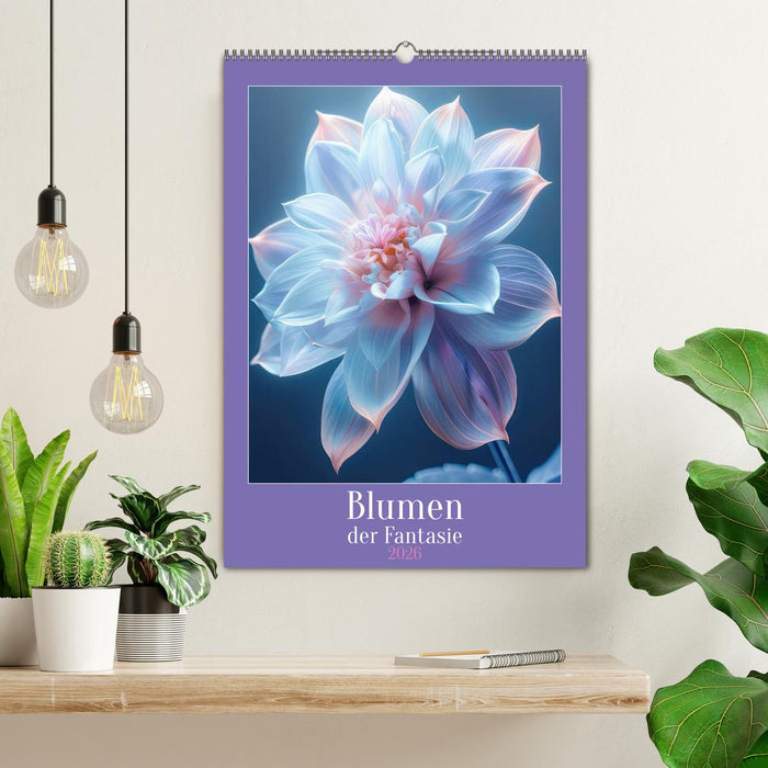 Blumen der Fantasie (CALVENDO Wandkalender 2026)