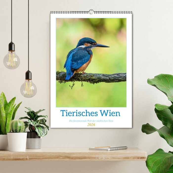 Tierisches Wien (CALVENDO Wandkalender 2026)