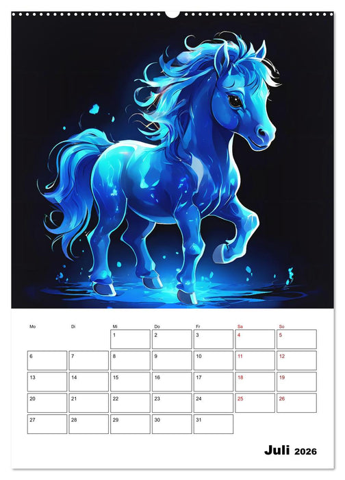 Tierisches Horoskop (CALVENDO Premium Wandkalender 2026)