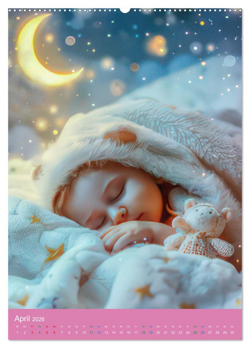 Bevor wir träumen gehen - Kinderkalender (CALVENDO Premium Wandkalender 2026)