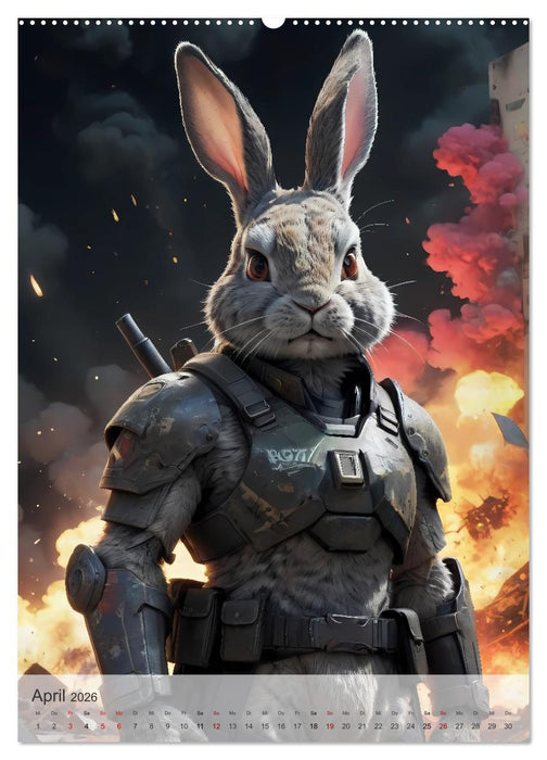 Action Pack - Ein tierisch niedliches Spezialkommando (CALVENDO Premium Wandkalender 2026)