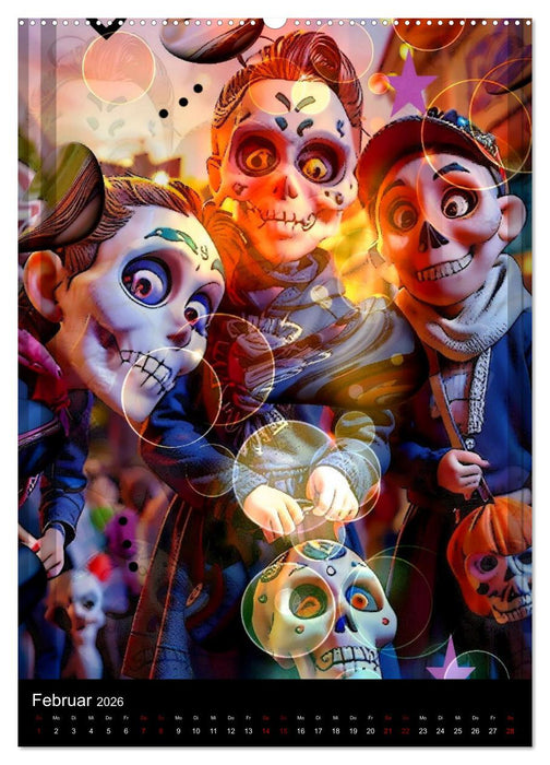 Im Jenseits ist das Leben bunt (CALVENDO Wandkalender 2026)