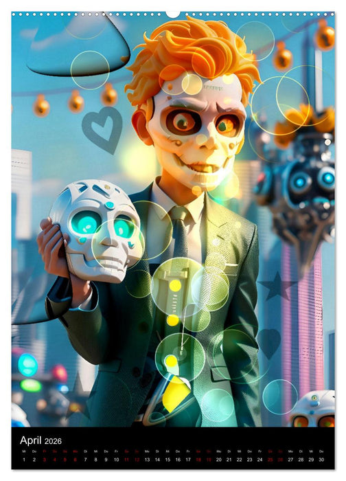 Im Jenseits ist das Leben bunt (CALVENDO Wandkalender 2026)