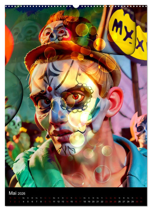 Im Jenseits ist das Leben bunt (CALVENDO Wandkalender 2026)