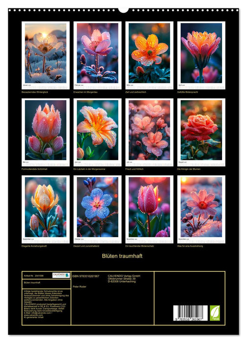 Blüten traumhaft (CALVENDO Premium Wandkalender 2026)