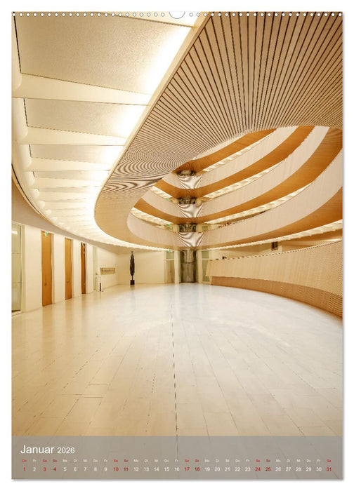 Architektur in Zürich (CALVENDO Premium Wandkalender 2026)