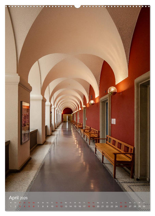 Architektur in Zürich (CALVENDO Premium Wandkalender 2026)