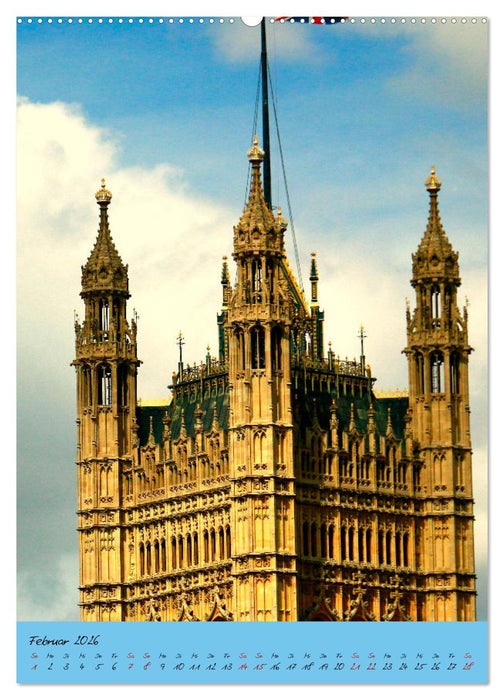 Englands Türme (CALVENDO Premium Wandkalender 2026)