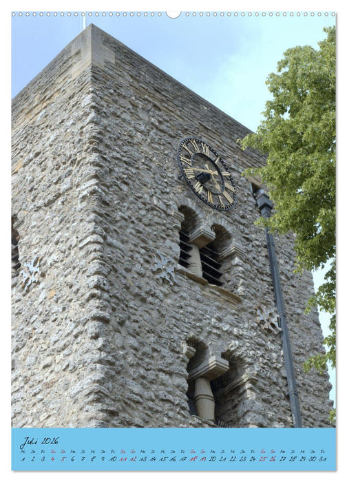 Englands Türme (CALVENDO Premium Wandkalender 2026)