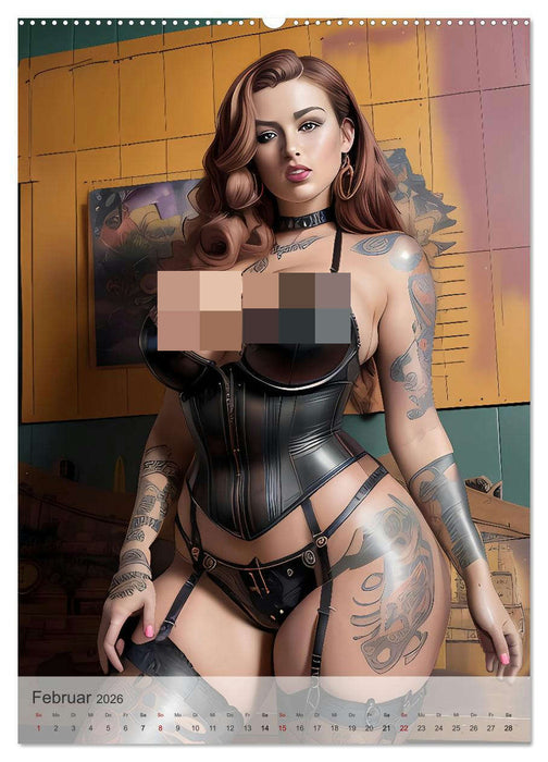 Baddies - Stadtmädchen und Naturschönheiten (CALVENDO Premium Wandkalender 2026)