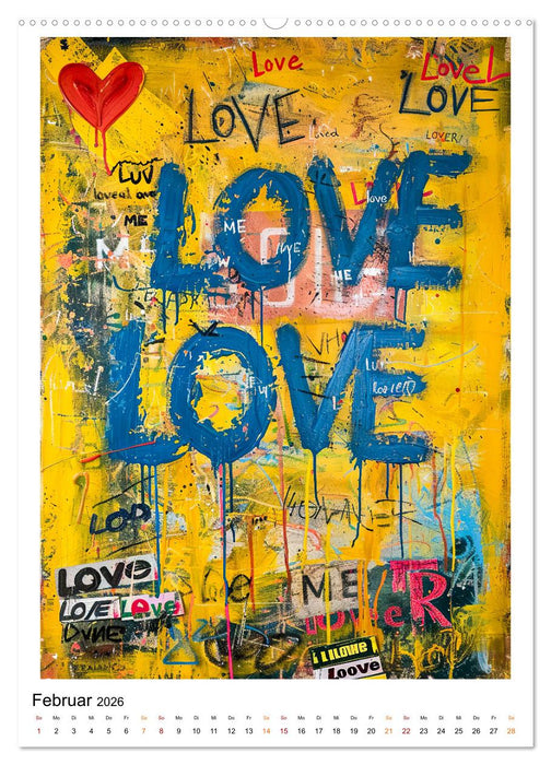 Liebe - sag ja (CALVENDO Premium Wandkalender 2026)