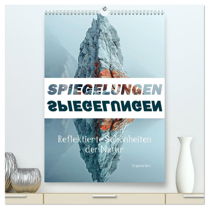 Spiegelungen - Reflektierte Schönheiten der Natur (CALVENDO Premium Wandkalender 2026)