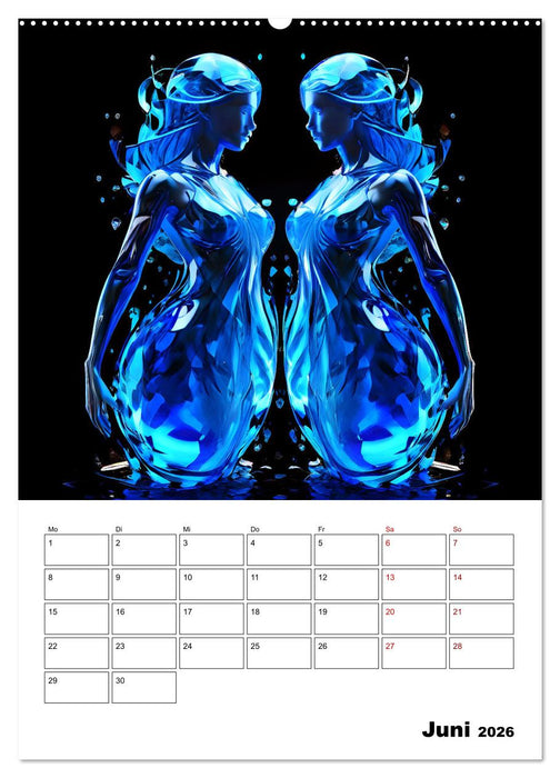 Die Konstellationen der Sterne (CALVENDO Premium Wandkalender 2026)