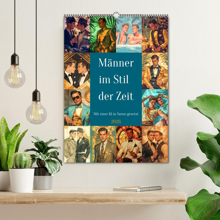 Männer im Stil der Zeit (CALVENDO Wandkalender 2026)
