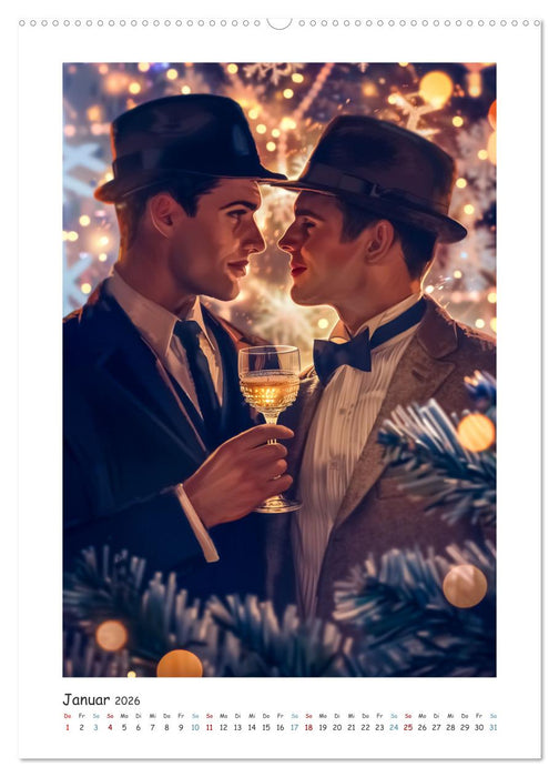 Männer im Stil der Zeit (CALVENDO Wandkalender 2026)