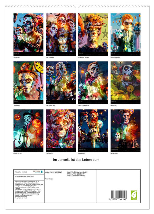 Im Jenseits ist das Leben bunt (CALVENDO Premium Wandkalender 2026)