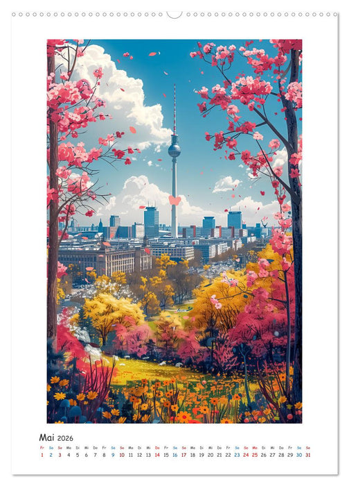 Städtereise durch Europa (CALVENDO Wandkalender 2026)