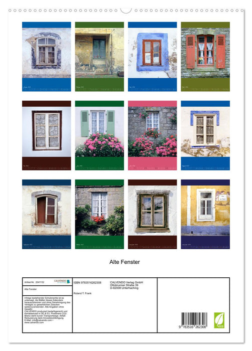 Alte Fenster (CALVENDO Premium Wandkalender 2026)