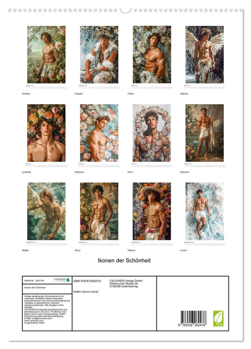 Ikonen der Schönheit (CALVENDO Premium Wandkalender 2026)