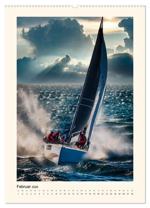 Spektakuläres Segeln (CALVENDO Premium Wandkalender 2026)