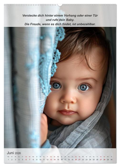 Keine Langeweile mehr für ihr Baby (CALVENDO Premium Wandkalender 2026)
