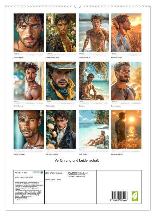 Verführung und Leidenschaft (CALVENDO Premium Wandkalender 2026)
