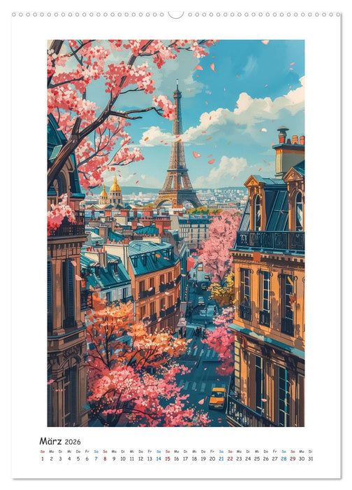 Städtereise durch Europa (CALVENDO Premium Wandkalender 2026)