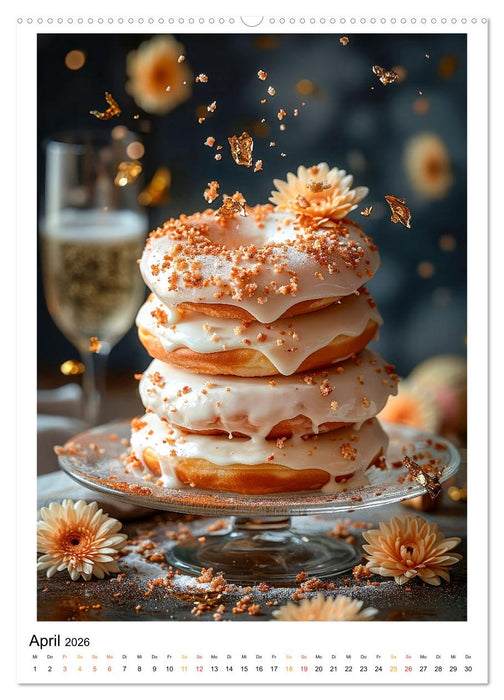 Donuts für Gourmets (CALVENDO Premium Wandkalender 2026)