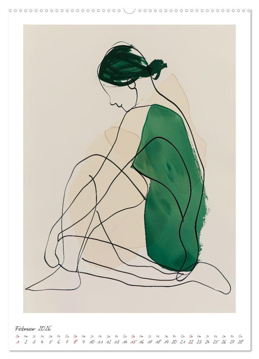 Kontur PUR - Feminine Formen (CALVENDO Wandkalender 2026)