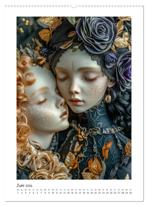 Kunstvolle Gesichter (CALVENDO Wandkalender 2026)